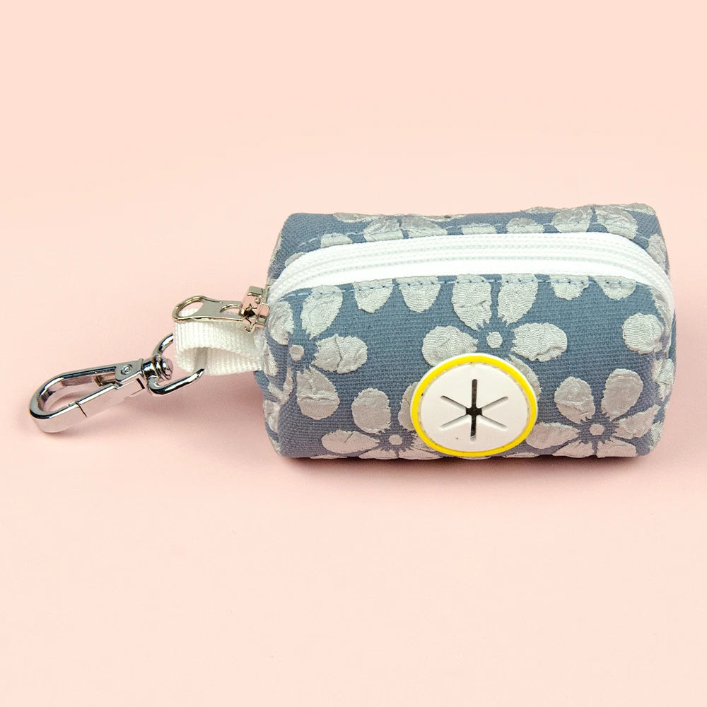 Cute Flower Pattern Dog Poop Bag Holder Dispenser Suitable Walk Dog Factory Direct Sale