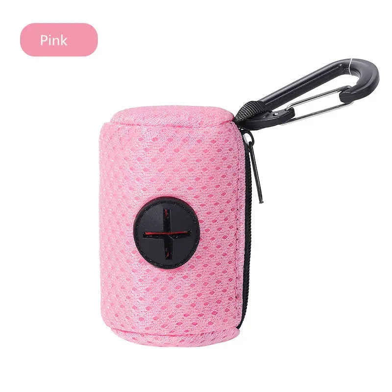 Dog Poop Bag Dispenser Hangingable Dog Poop Bag Holder Poo Bags Dispenser for Dogs Walking Garbage Bags Dispensers Pet Supplies