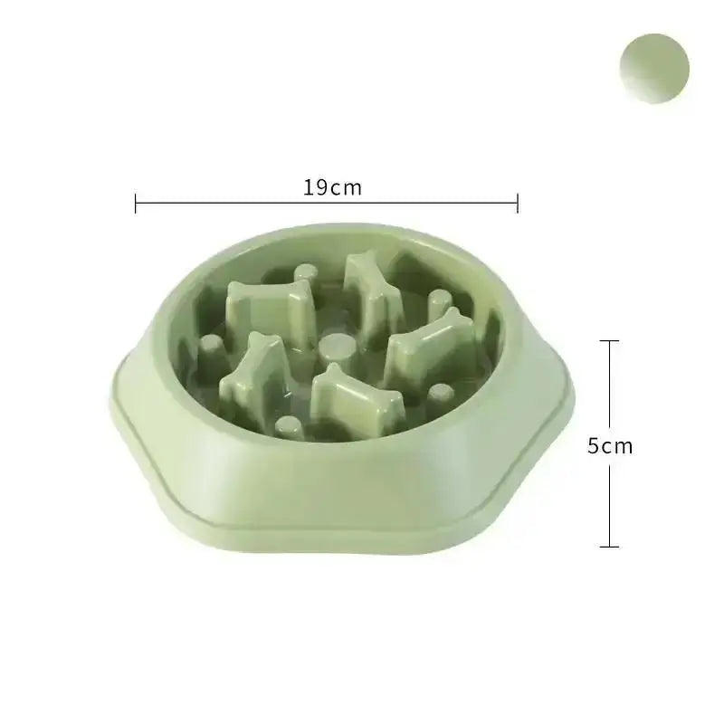 Dog Bowl Anti Choking Slow Food Bowl Small And Medium-sized Dog Feeder Pot Cat Food Pot Dog Food Anti Overturning Pet Supplies