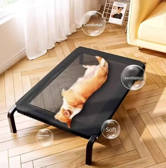 Dog Bed Summer Dogs Beds Breathable Camping Bed for Large Dog Sleeping Kennel Removable Dogs Washable Sofa Beds Pet Cushion Mat
