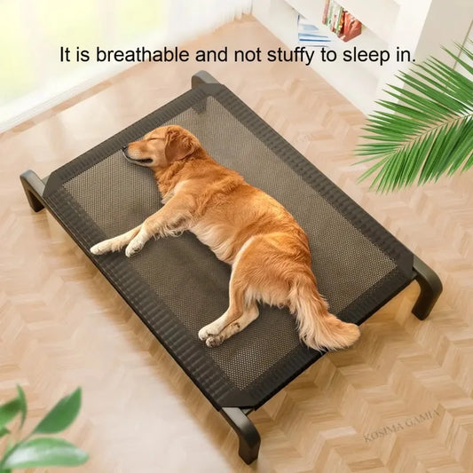 Dog Bed Summer Dogs Beds Breathable Camping Bed for Large Dog Sleeping Kennel Removable Dogs Washable Sofa Beds Pet Cushion Mat