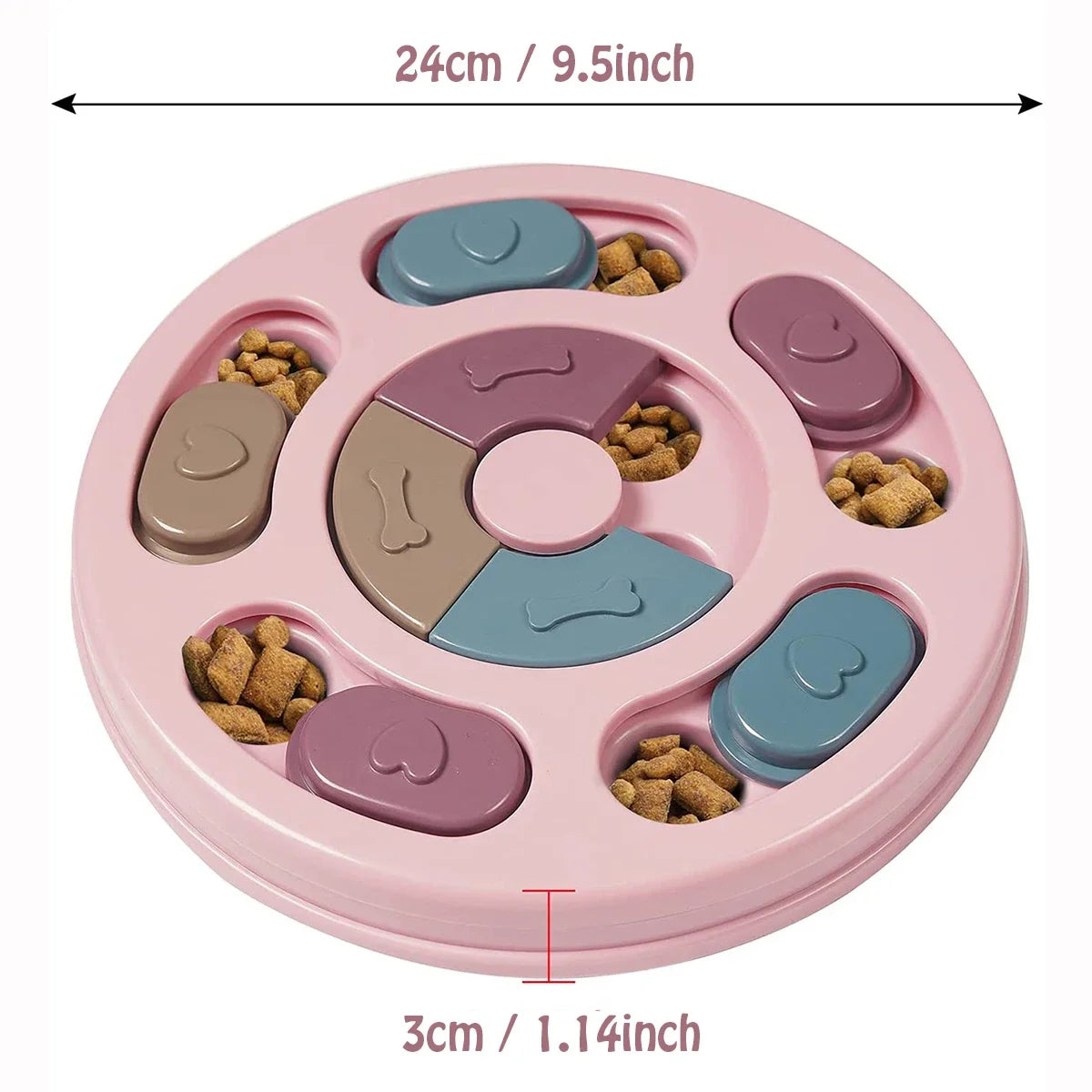 Dog Food Hiding Bowl, Slow Food Training, Dog Educational Toy To Relieve Boredom, Interactive Educational Feeding Toy