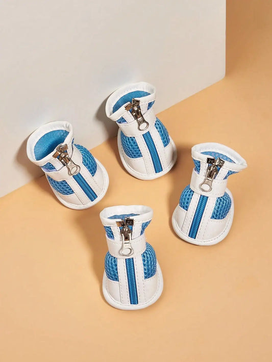 Dog Shoes for Large Dog, Medium Dogs Boots & Paw Protectors for Winter Snowy Day, Summer Hot Pavement, Waterproof in Rainy