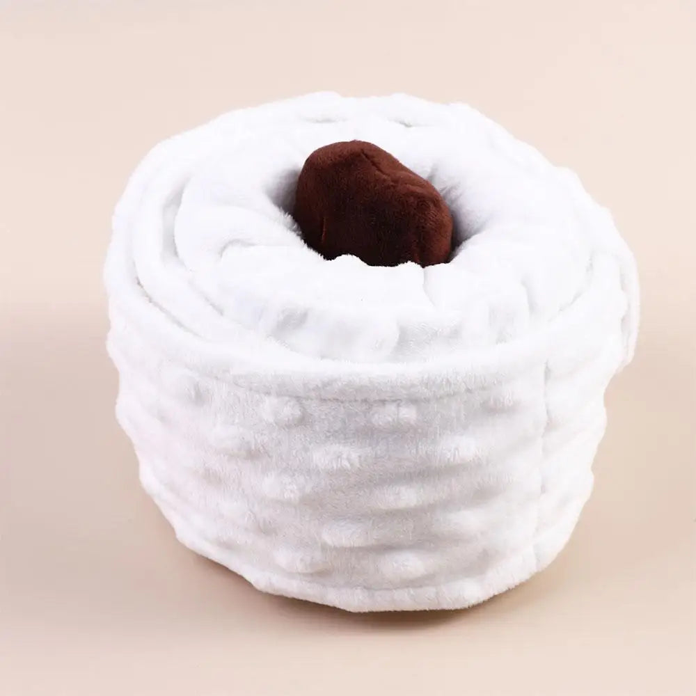 Food Dog  Simulation Toilet Paper Rolling Paper Bucket Dog Sniffing Toys Pet Supplies Chew Training  Dog Chew Toys